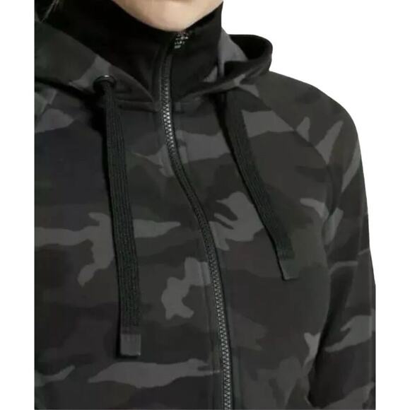 Athleta‎ Triump Activewear Printed Camo Full Zip Up Hoodie Sweatshirt Size Small - Picture 14 of 16
